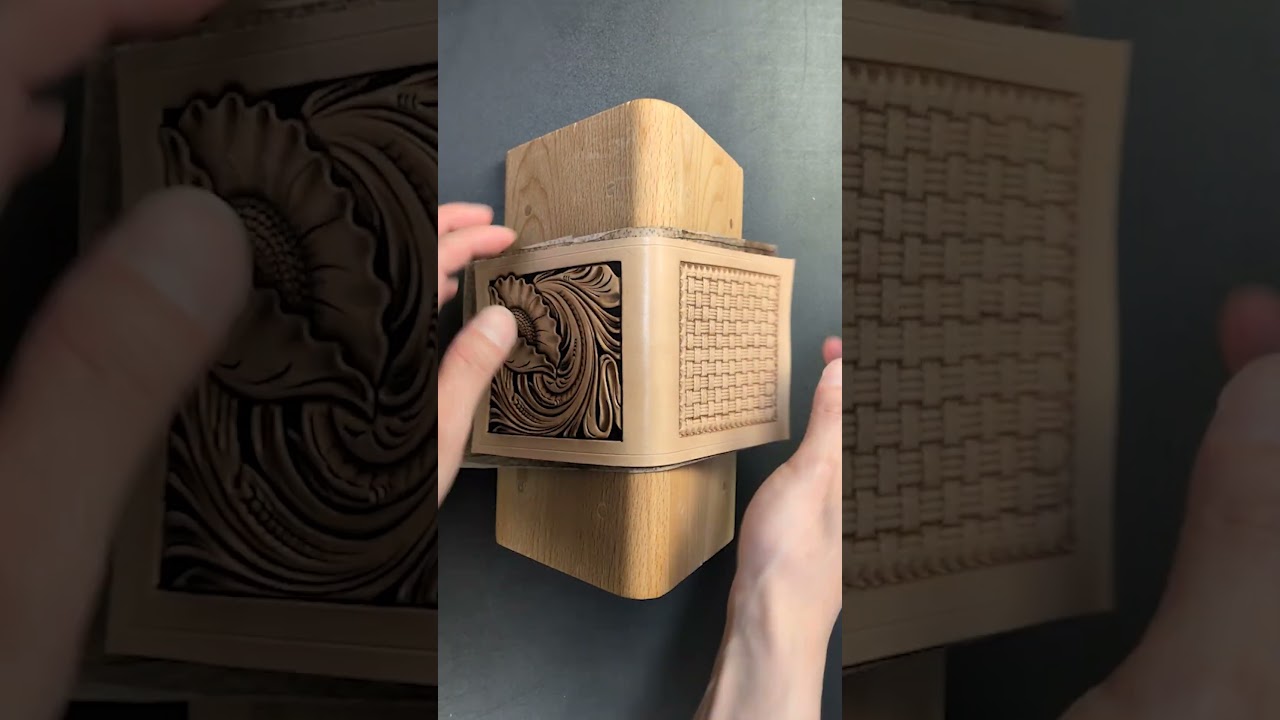 HOW TO Make a Bifold Wallet (Part 2) | Hand Carved Leather Wallet Finish