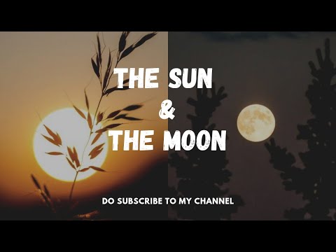 THE SUN☀️AND THE MOON🌕
