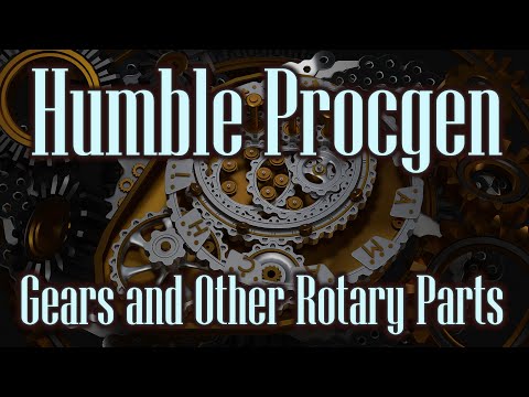 Gears and Rotary Parts: Humble Procgen in Blender