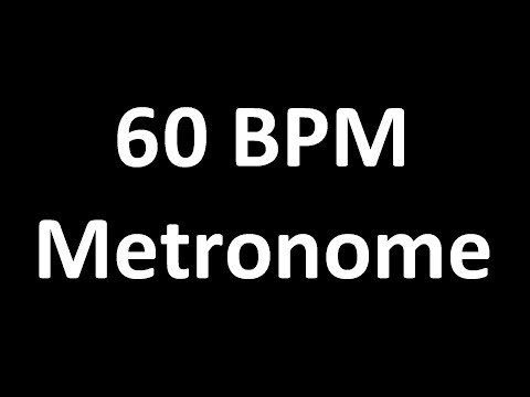 60 BPM METRONOME with 30 Minutes Count Up Timer