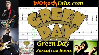 Sassafras Roots - Green Day - Guitar + Bass TABS Lesson 