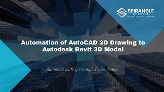 Automatic conversion of AutoCAD 2D Drawing to Autodesk Revit 3D Model : Phase 3 Release