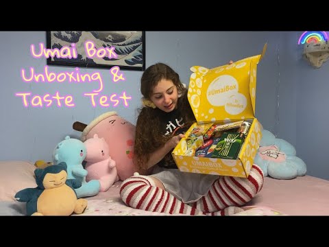 Umai Box Unboxing and Taste Test (By NihonBox)