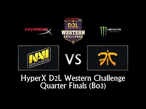 Na`Vi vs Fnatic - HyperX D2L Western Challenge Quarter Finals (BO3)