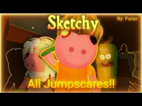 Roblox (Piggy) Sketchy ALL JUMPSCARES