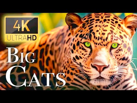 Big Cats 4K -Spectacular Scenes of Big Cats InWild Nature | Scenic Relaxation Film #bigcat #planet 