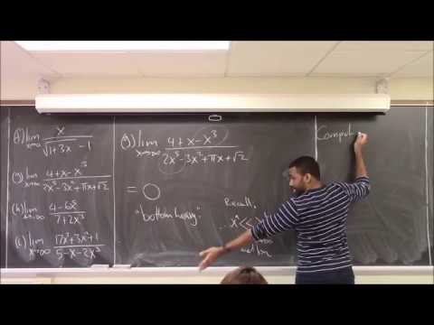 Math 1206-R04 Lecture 5 - Computing more limits and some special techniques