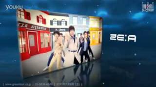 The K-Show promotional clip: Super Junior, TVXQ, MBLAQ, Big Bang, ZE:A