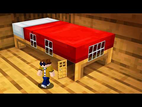 Ich FINDE einen GEHEIMEN BETT EINGANG in Minecraft!😨