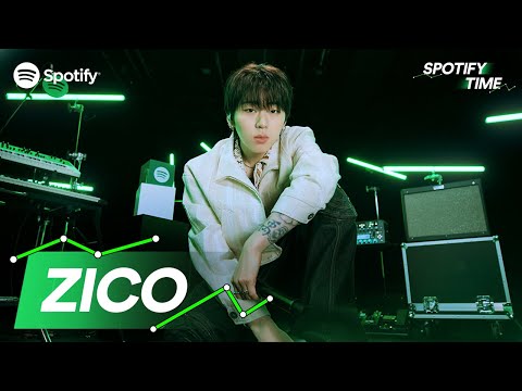 (CC) ZICO boosts "SPOT! (feat. JENNIE)" with Spotify EqualizerㅣSpotify Time