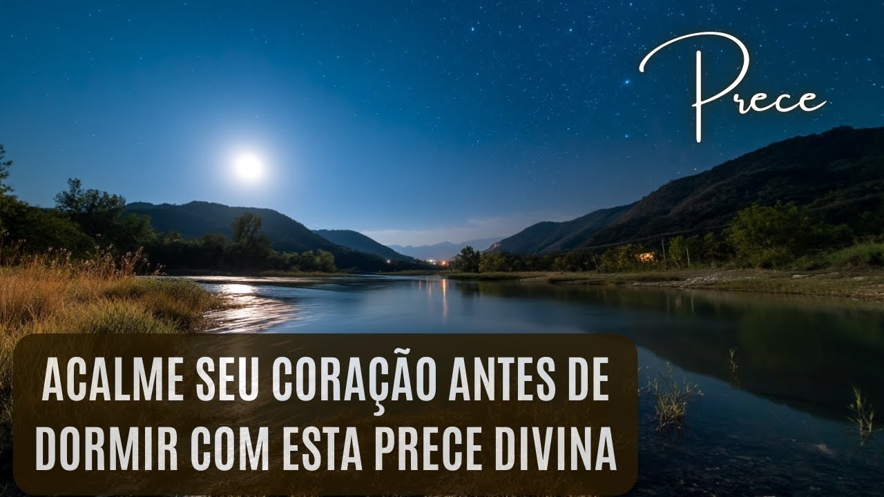 Prece da noite Espírita. Encontre serenidade e conforto antes de dormir. Prece Diária Espírita