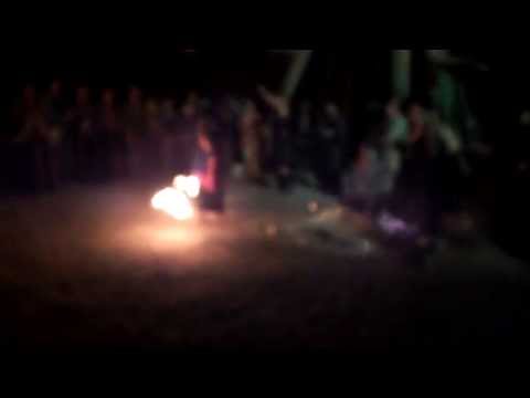 Der Zauber   2013  mit dem Feuer auf Gut Kaltenberg