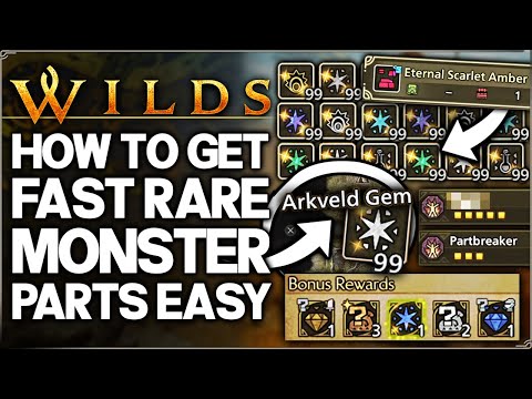 Monster Hunter Wilds - How to Get 10x More Monster Materials & INFINITE Rare Gems - Fast Farm Guide!