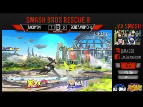 Jax Smash Weekly 4/14/16 - Tachyon(Pikachu) Vs. ScreamoPichu(Cloud) WQ