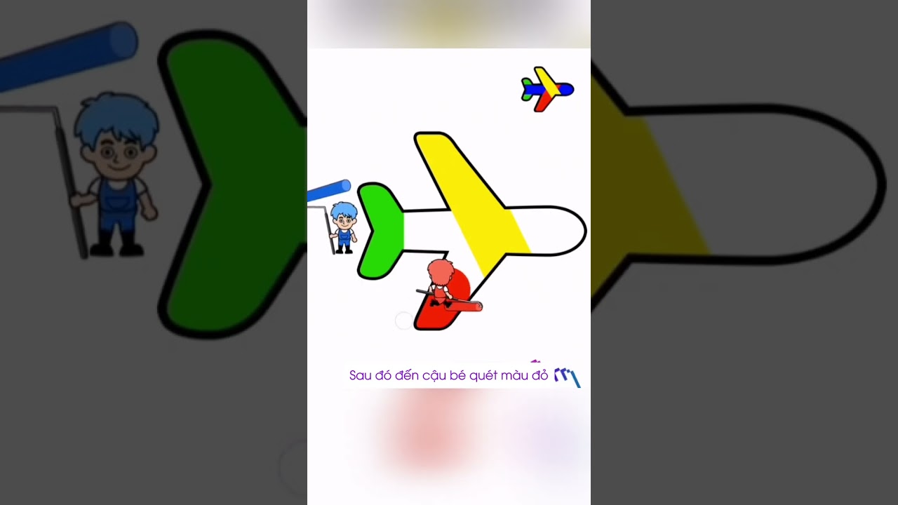 Tô màu đúng cho máy bay 200 IQ