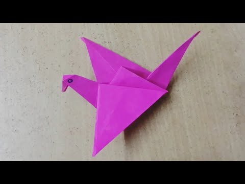 How To Make An Origami Flapping Bird - Easy Origami Instructions