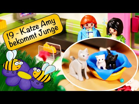 PLAYMOBIL® Familie Biene - Folge 19 - Katze Amy bekommt Junge 😍🐱🐈
