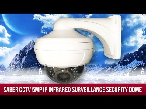 Saber CCTV 5 MP IP 1080P Vandal Dome Varifocal 2.8mm~12mm Camera