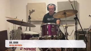 Go Tell The People | Dr. John.  drum cover by David Dowell.