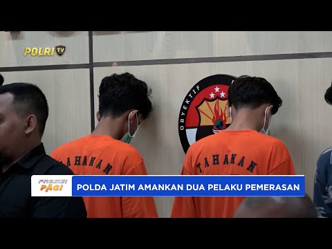 POLDA JATIM AMANKAN DUA PELAKU PEMERASAN TERHADAP KADISDIK JATIM