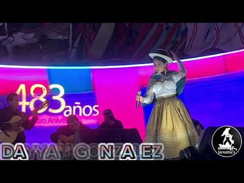 DAYYAM GONZALEZ PRESENTE EN LA SERENATA A HUAMANGA POR SUS 483 ANIVERSARIO