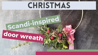 Scandi-inspired door wreath