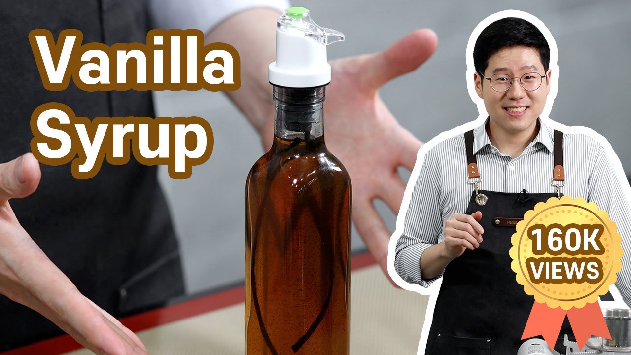 Amazing homemade Vanilla Syrup | Much better than store-bought syrup