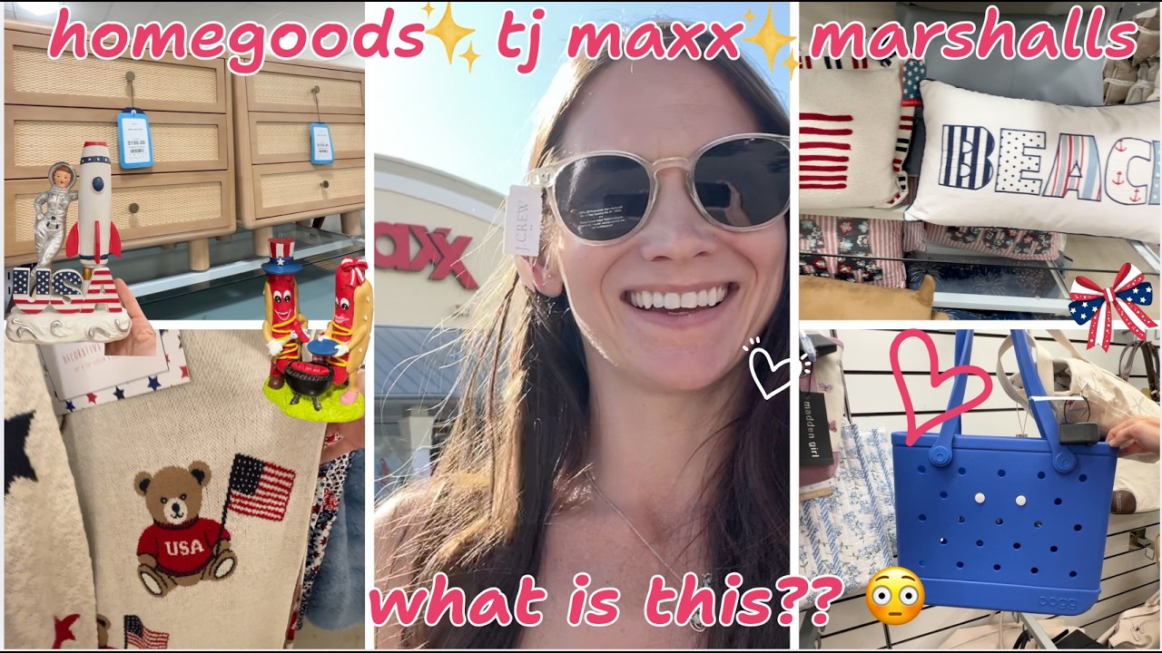Shop With Me: The WEIRDEST + CUTEST Summer Finds at HomeGoods & TJ Maxx & Marshalls
