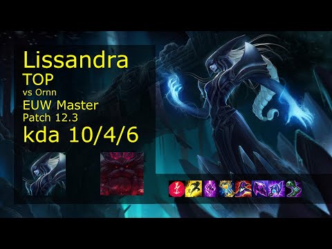 Rank 3 EUW Lissandra: Top vs Ornn