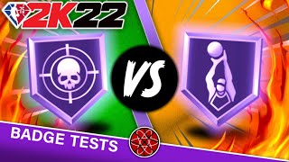2K22 Best Shooting Badges - Deadeye vs Blinders Badge : How to Use 