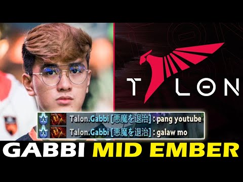 TALON.GABBI MID EMBER NO MERCY vs YOWE | DOTA 2 Gameplay