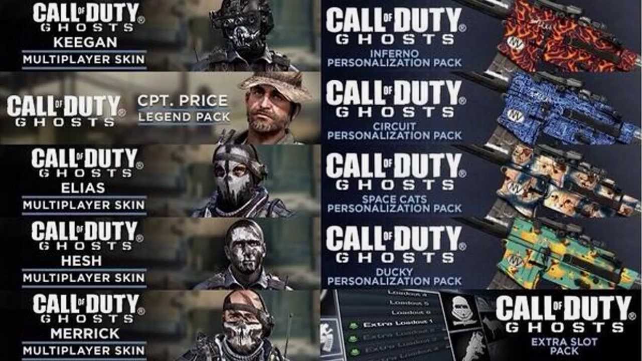 Ghosts: NEW Personalizations Packs!
