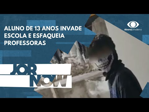 Aluno de 13 anos invade escola e esfaqueia professoras e aluno em SP - JORNOW - 27/03/2023