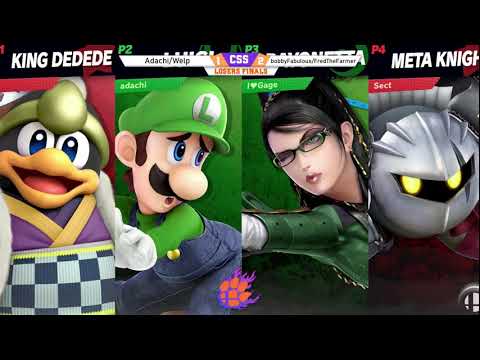 CSS 23 Doubles - LF - Adachi & Welp (Luigi/Bayonetta) vs. BobbyFabulous & Sect (DDD/MK) - SSBU