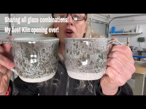 kiln reveal sharing all glaze combinations!