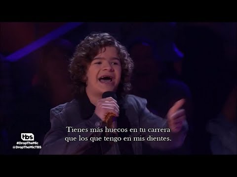 Drop the mic (sub. español): Gaten Matarazzo vs Darren Criss - BATALLA COMPLETA