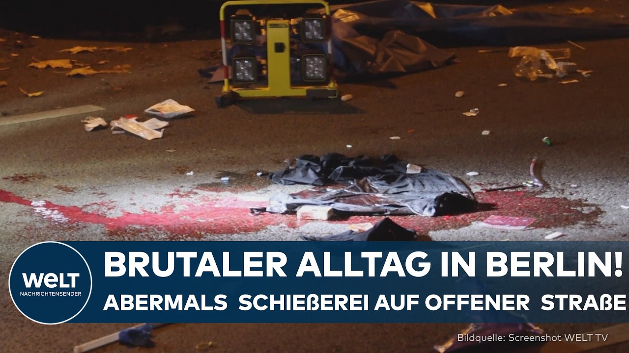 BERLIN: „Da werden Gebiete abgesteckt“! Schießereien mittlerweile an der Tagesordnung!