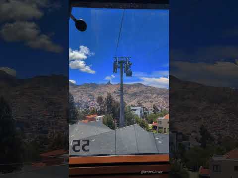 Desde el Teleférico Verde, Calacoto, San Alberto y Bella Vista en La Paz, Bolivia! #MiTeleferico