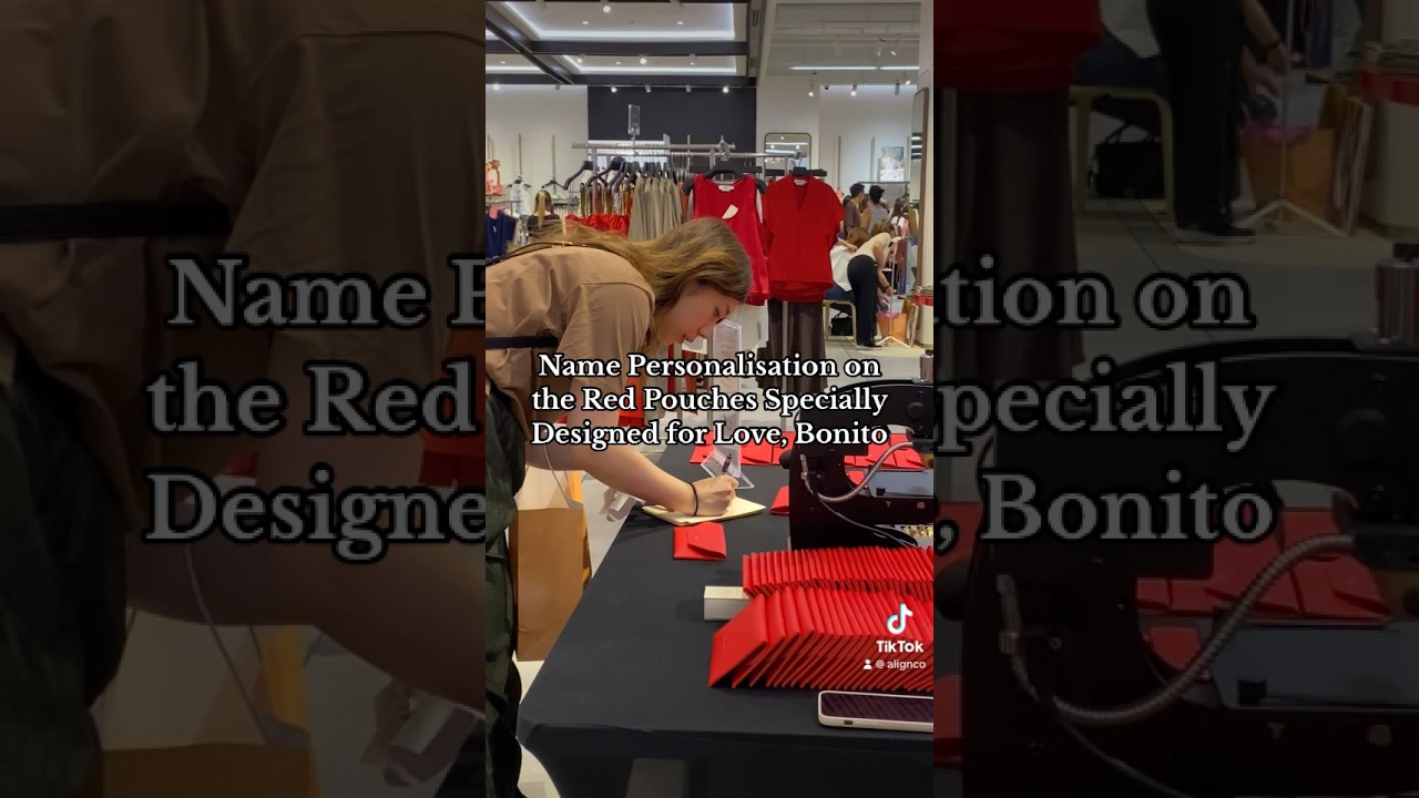 Live Personalisation Malaysia - Leather Embossing, Printing at Love, Bonito TRX Flagship Store