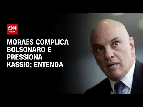 Alexandre de Moraes complica Bolsonaro e pressiona Nunes Marques; veja análise | CNN 360º