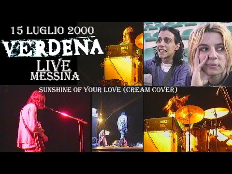 Thumbnail for Verdena  - Sunshine of Your Love (Cream Cover) -  Live in Messina   15/07/2000