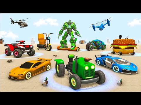 Police Tiger Robot Car Game 3D Gameplay - Android/ios.