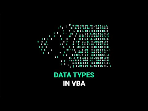 Exploring Data Types In VBA