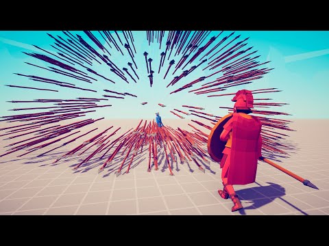 SPARTAN vs EVERY RAIN ARROW ► Totally Accurate Battle Simulator TABS