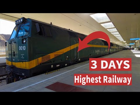 54 hours on the worlds highest Railway-From Guangzhou To Lhsa-Sleeper Train 4K
