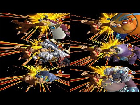 Donkey Kong vs the Snowmads Bosses