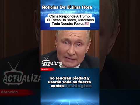 ¡CHINA AMENAZA A TRUMP! La Guerra es Inminente tras Desafío en el Estrecho de Hormuz