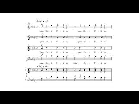 Jesu dulcis memoria by Connor Koppin - scrolling score