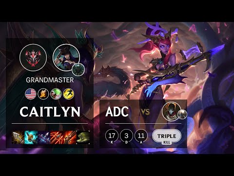 Caitlyn ADC vs Jhin - NA Grandmaster Patch 10.22
