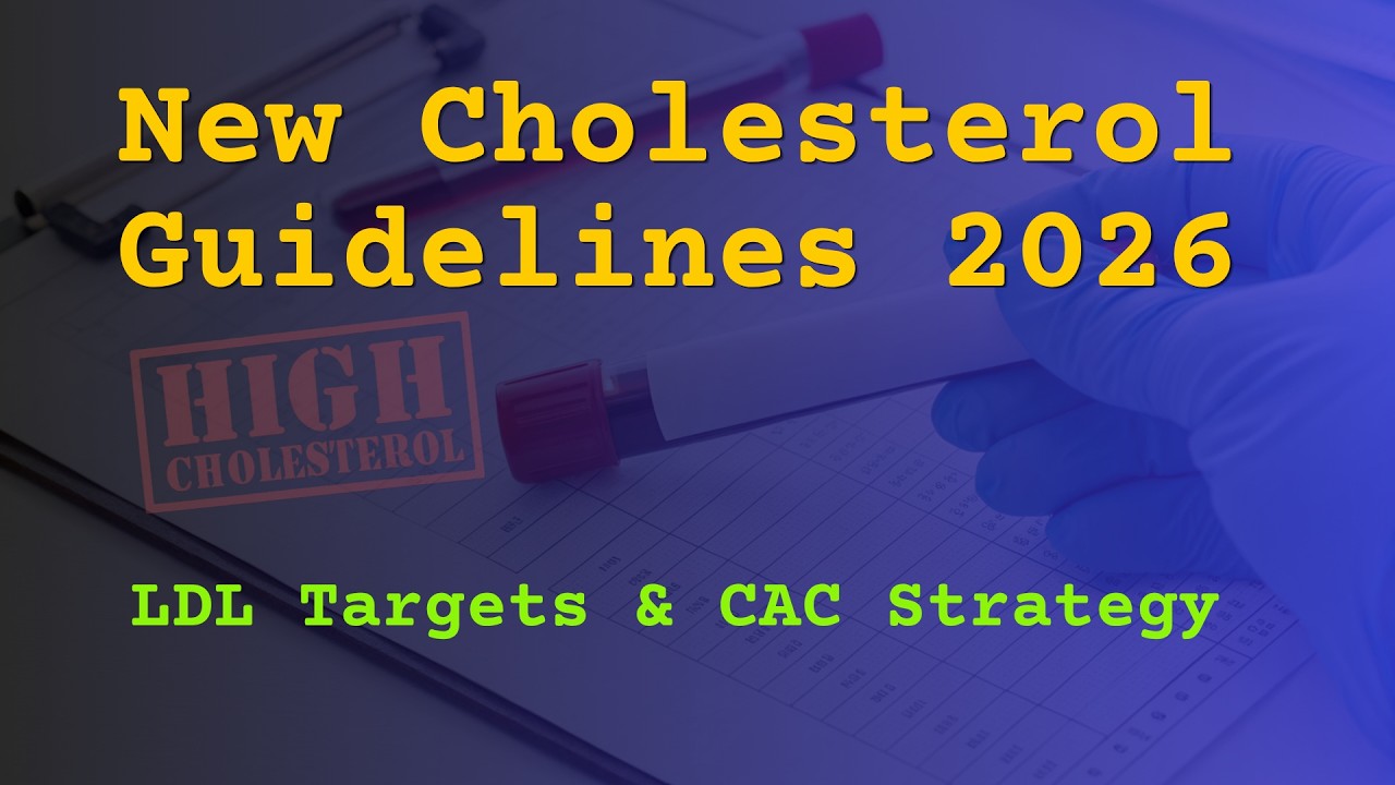 New Cholesterol Guidelines 2026 Explained | LDL Targets & CAC Strategy